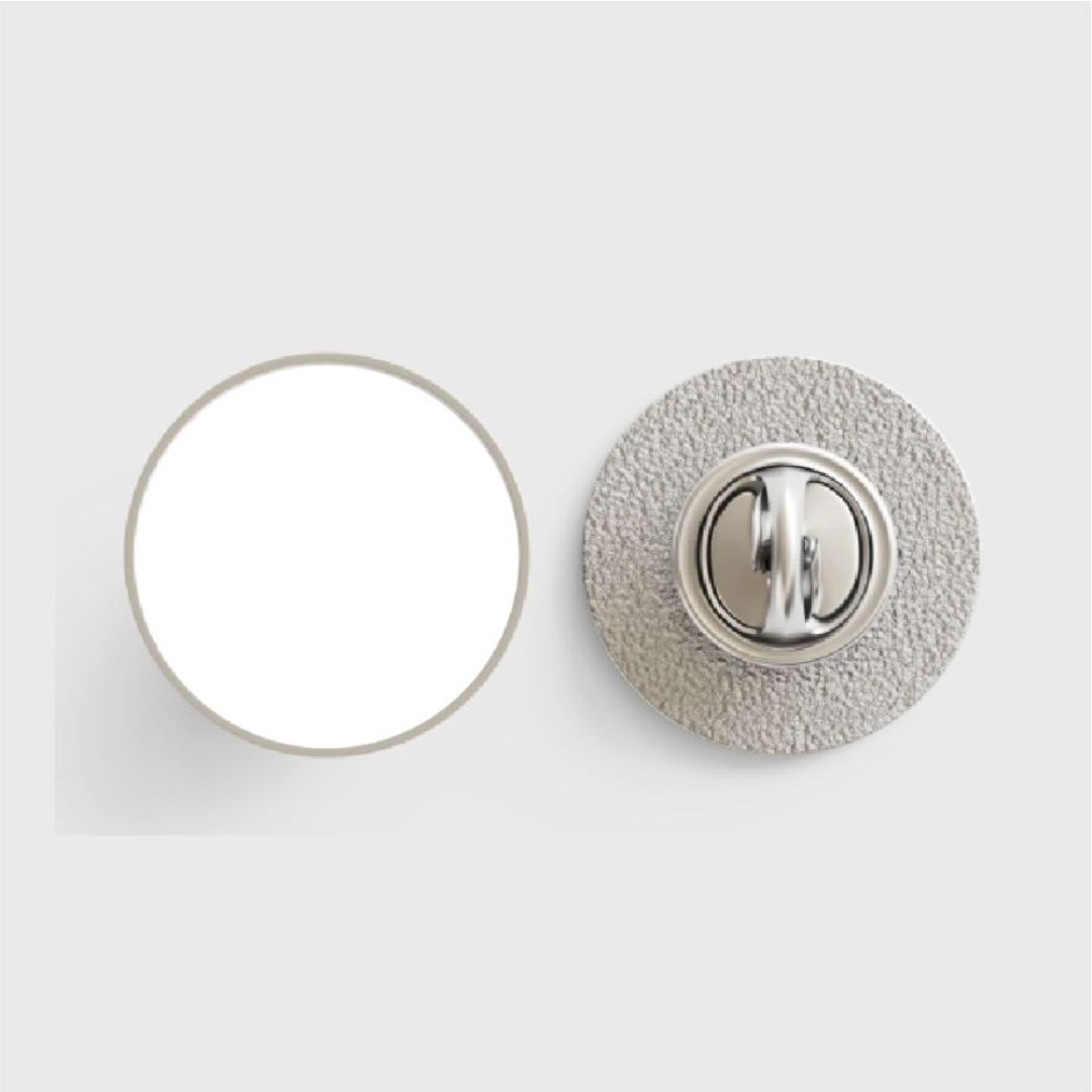 Round Lapel Pin Silver